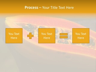 Cutting Fruit Food PowerPoint Template