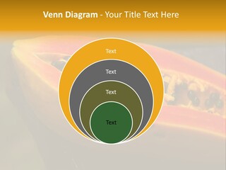 Cutting Fruit Food PowerPoint Template