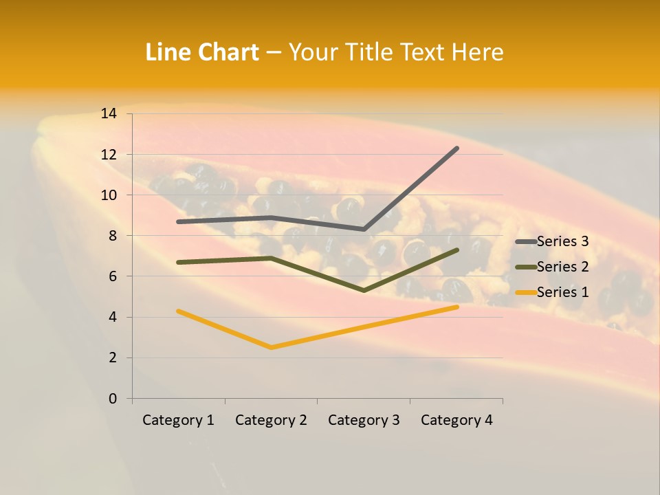 Cutting Fruit Food PowerPoint Template