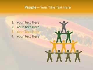 Cutting Fruit Food PowerPoint Template