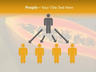 Cutting Fruit Food PowerPoint Template