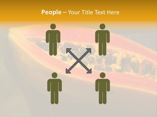 Cutting Fruit Food PowerPoint Template