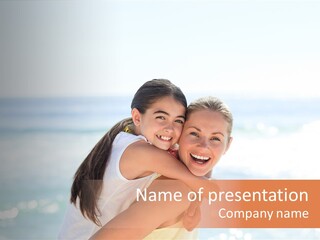 Sea Together Beauty PowerPoint Template