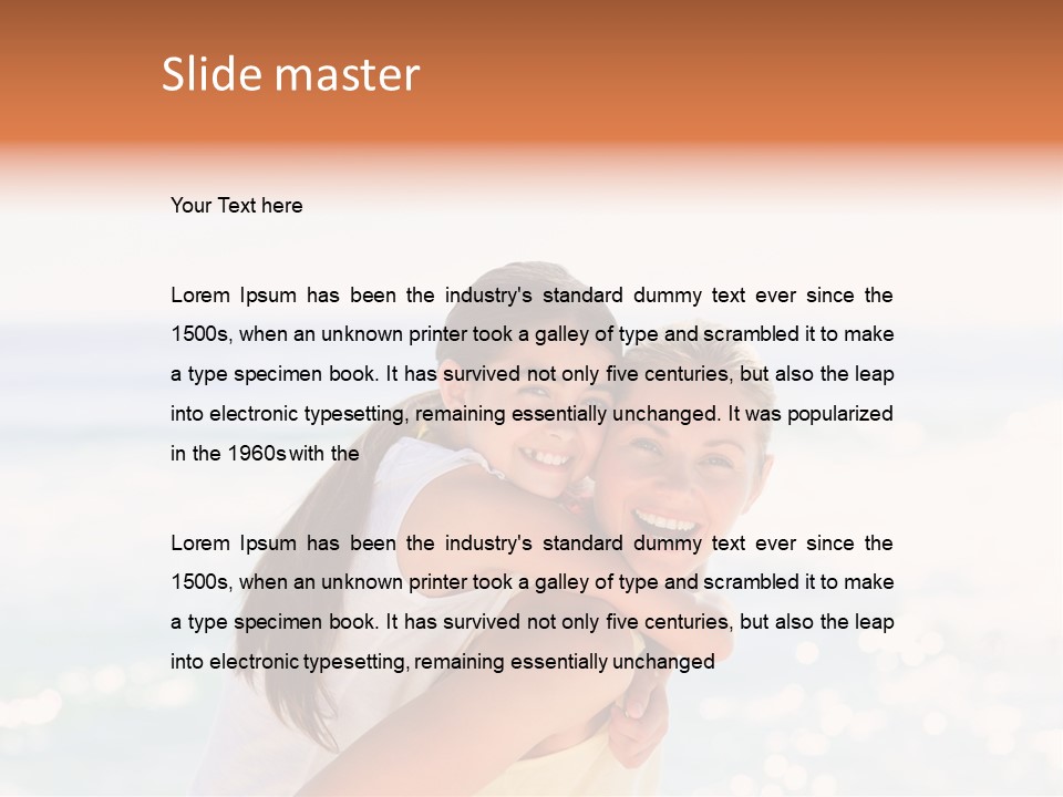 Sea Together Beauty PowerPoint Template