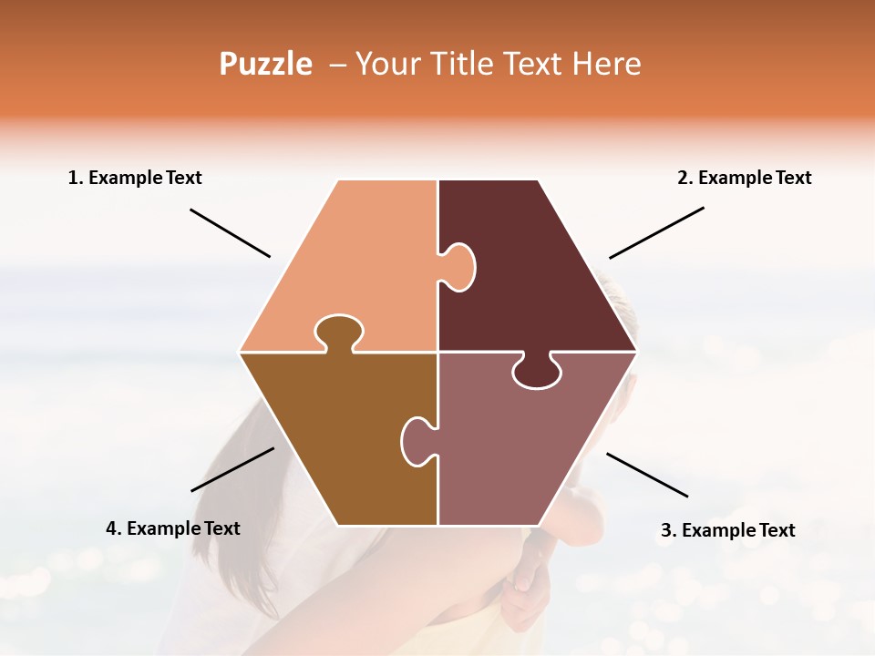 Sea Together Beauty PowerPoint Template