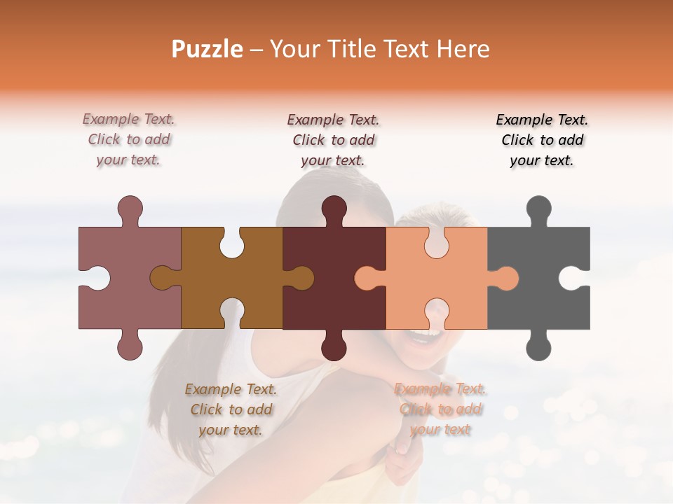 Sea Together Beauty PowerPoint Template