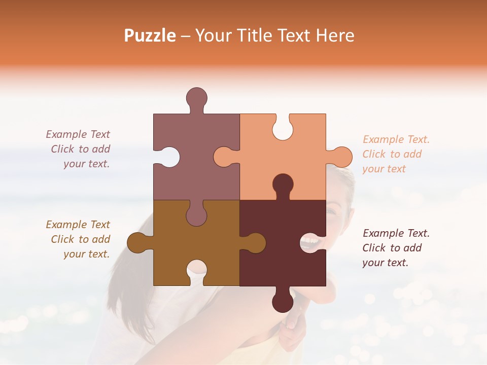 Sea Together Beauty PowerPoint Template