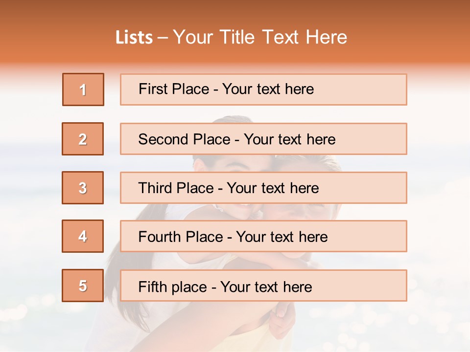 Sea Together Beauty PowerPoint Template