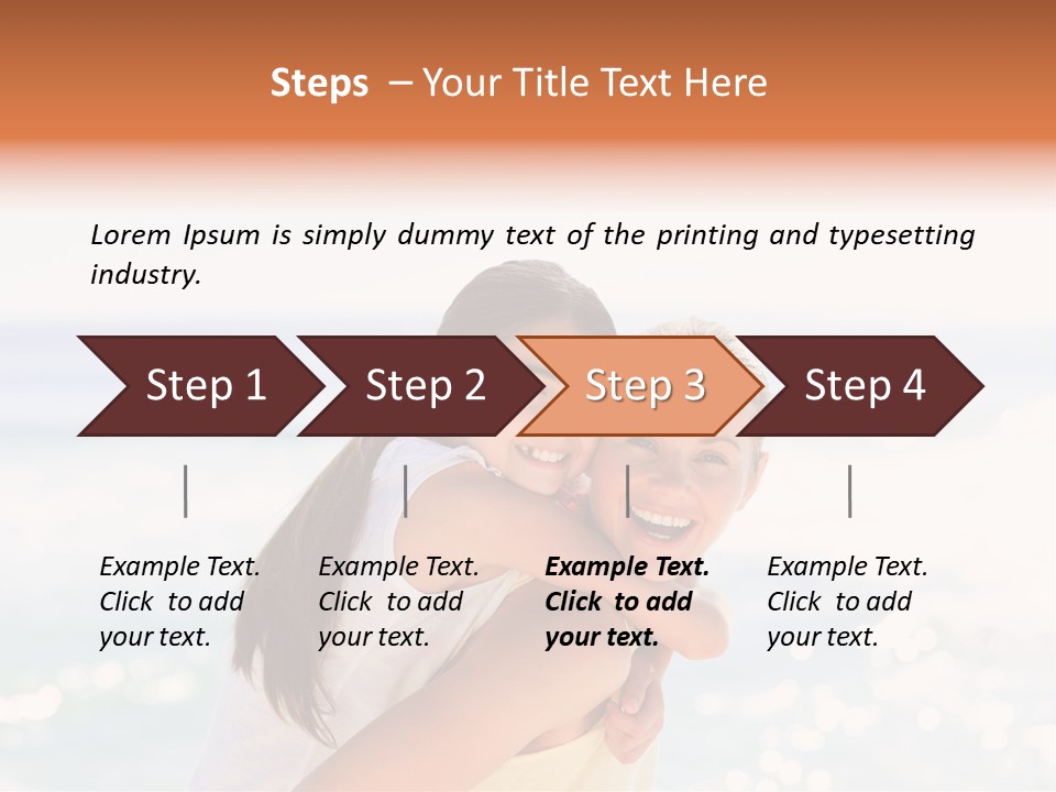 Sea Together Beauty PowerPoint Template