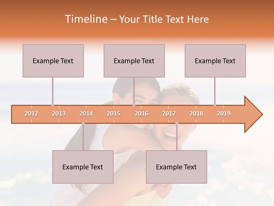 Sea Together Beauty PowerPoint Template