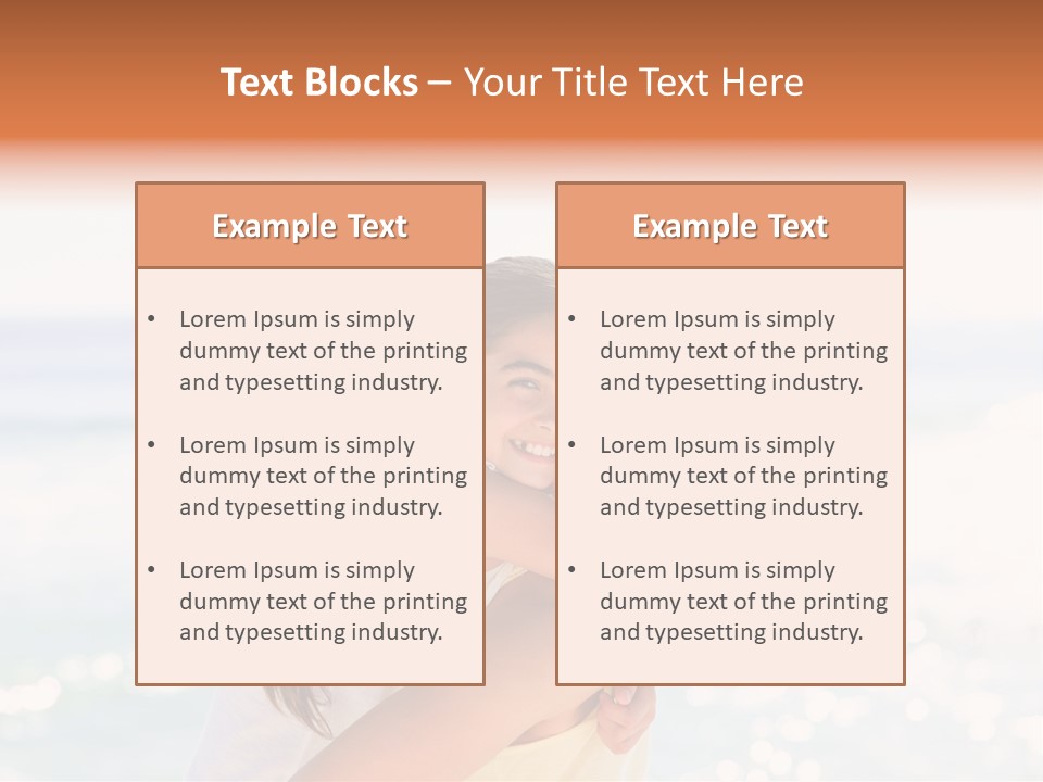 Sea Together Beauty PowerPoint Template