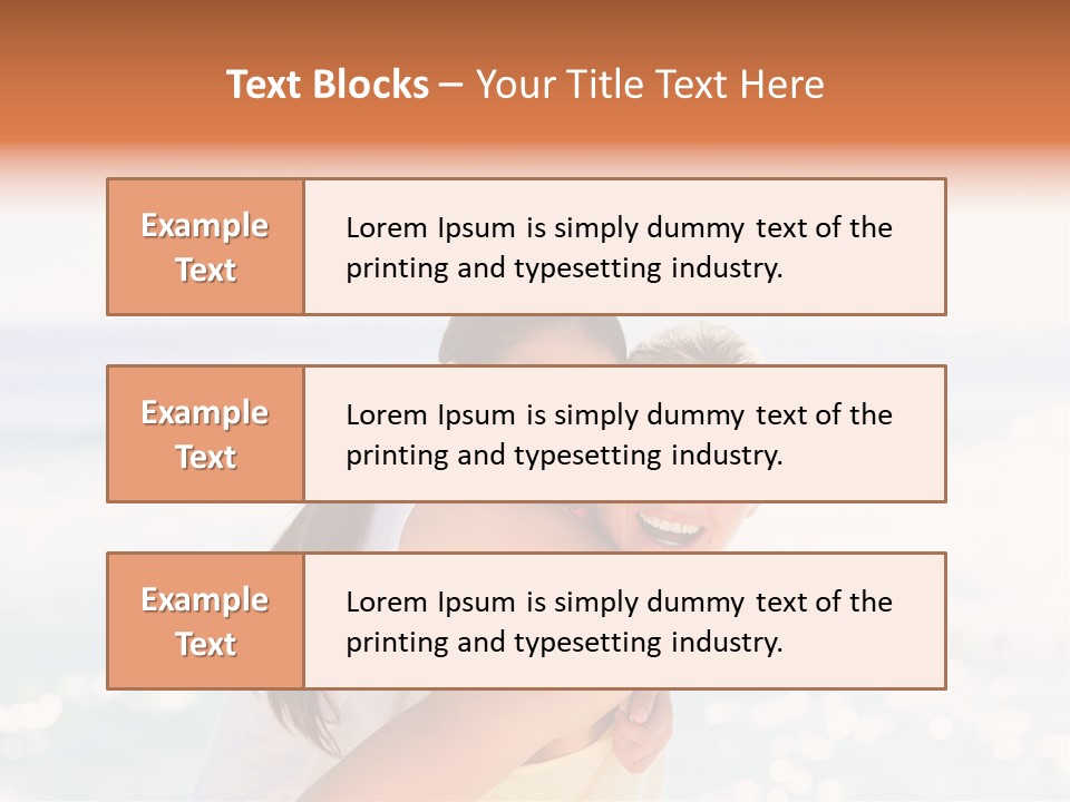 Sea Together Beauty PowerPoint Template