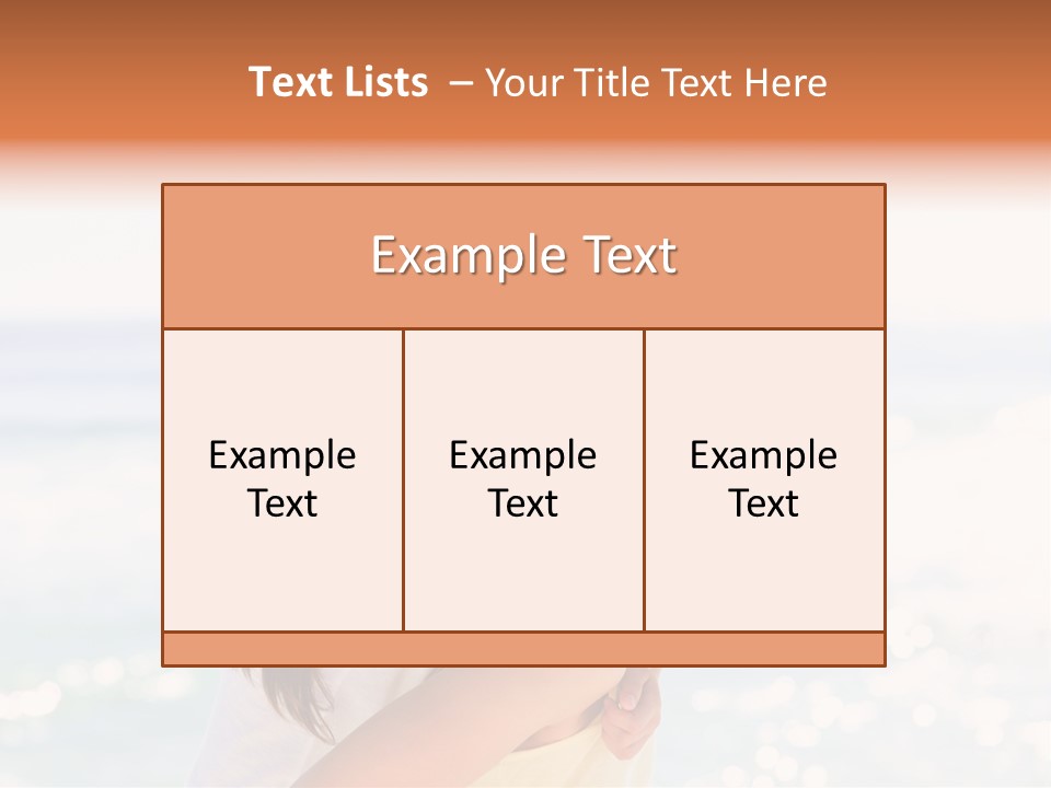 Sea Together Beauty PowerPoint Template