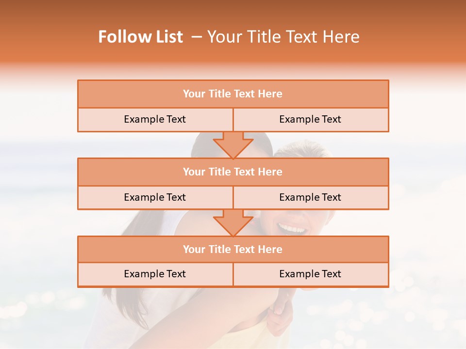 Sea Together Beauty PowerPoint Template