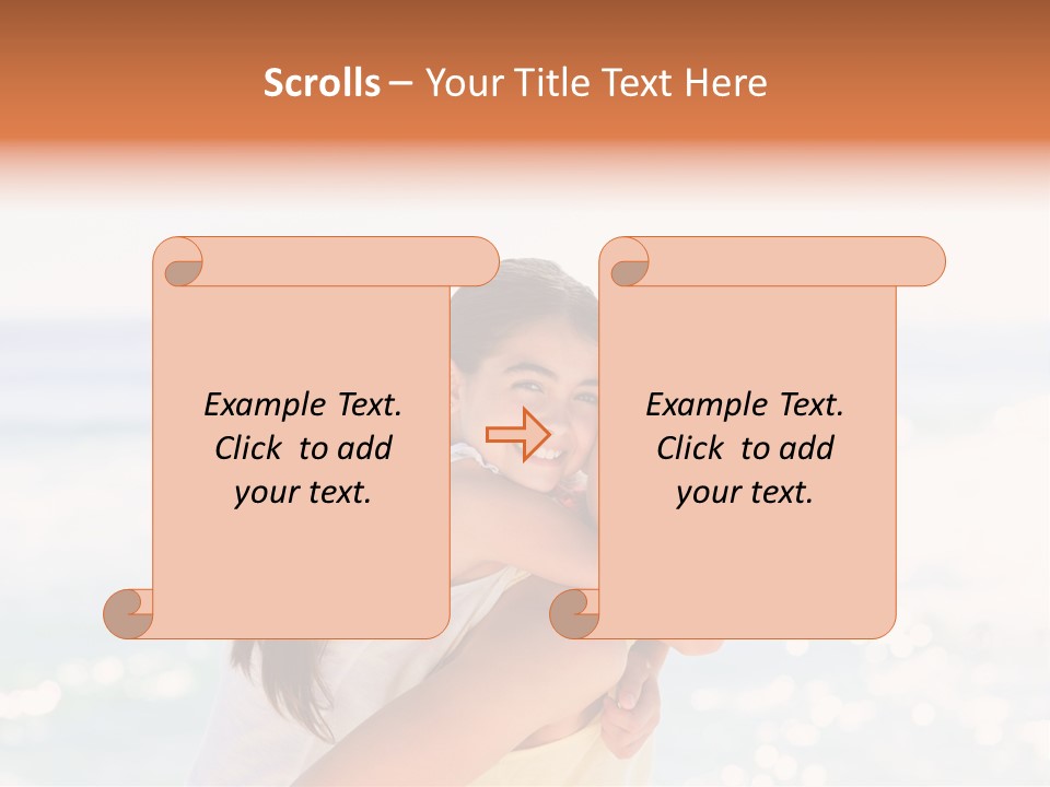 Sea Together Beauty PowerPoint Template