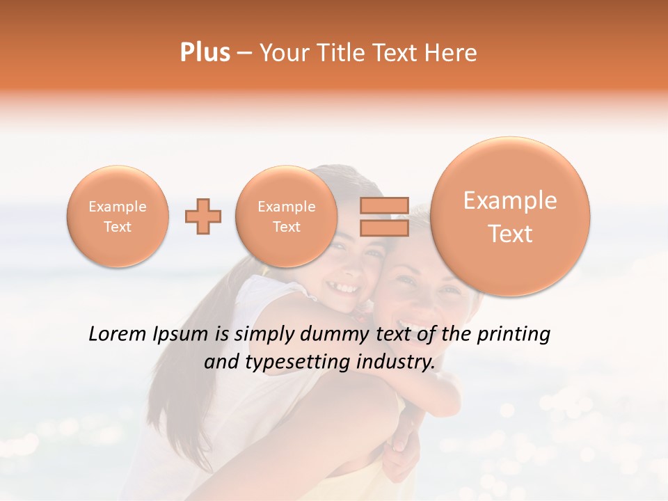 Sea Together Beauty PowerPoint Template