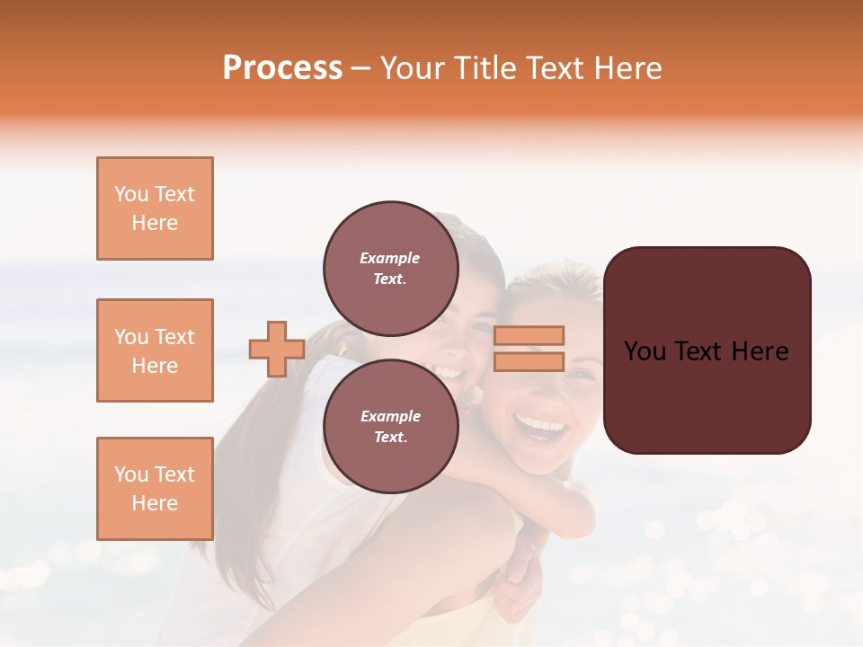 Sea Together Beauty PowerPoint Template