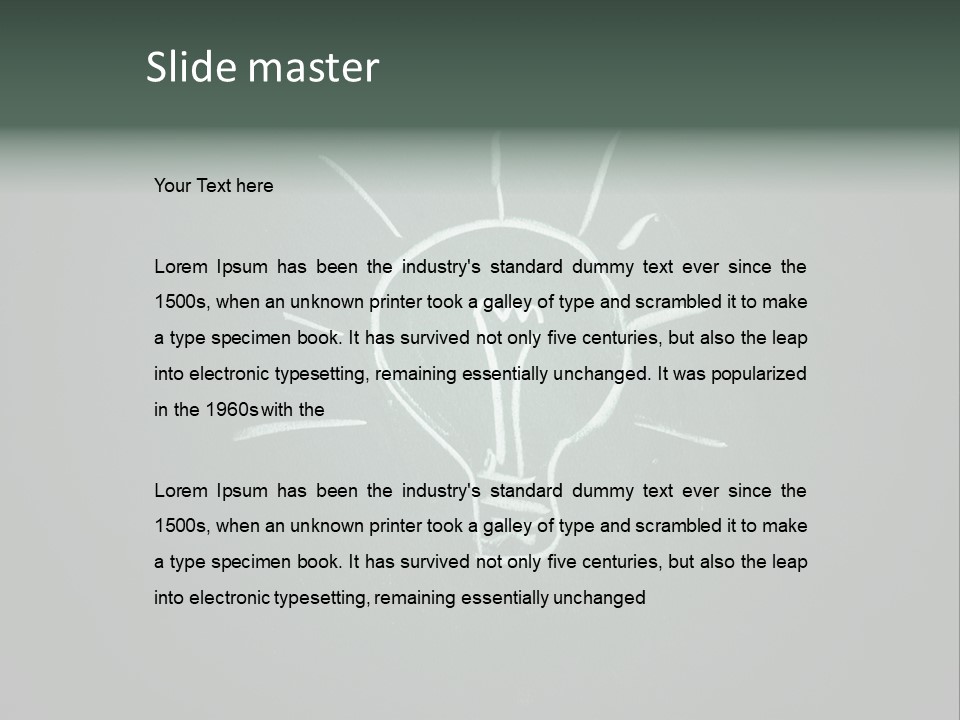 Space Classroom School PowerPoint Template