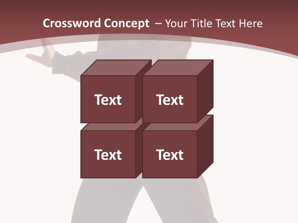 Exercise Brown Beauty PowerPoint Template