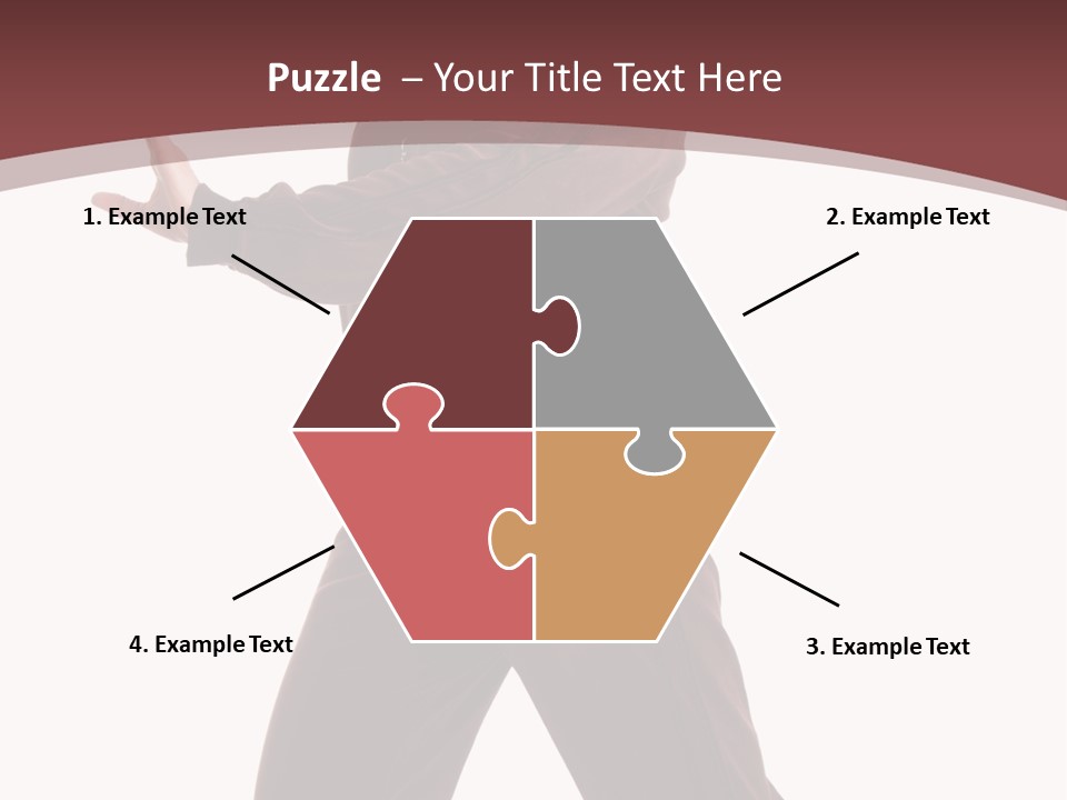 Exercise Brown Beauty PowerPoint Template