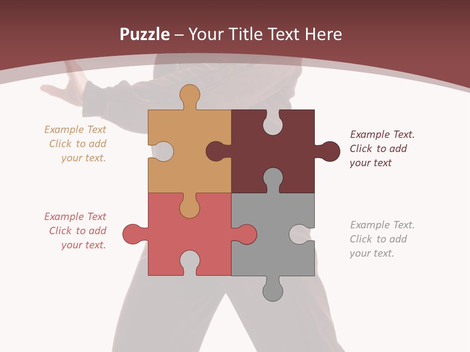 Exercise Brown Beauty PowerPoint Template