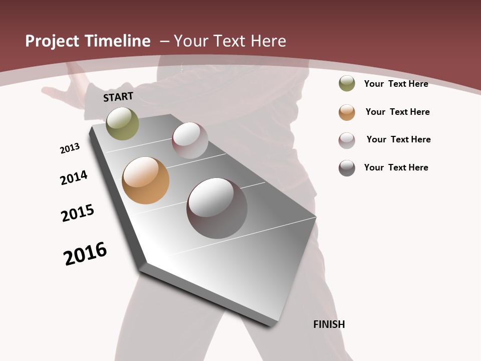 Exercise Brown Beauty PowerPoint Template