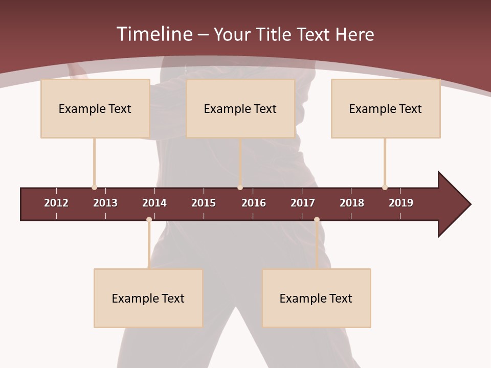 Exercise Brown Beauty PowerPoint Template