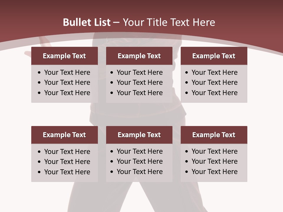 Exercise Brown Beauty PowerPoint Template