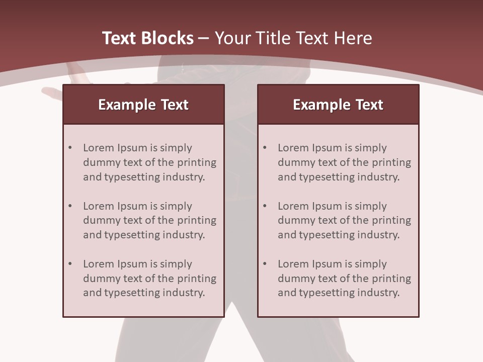 Exercise Brown Beauty PowerPoint Template