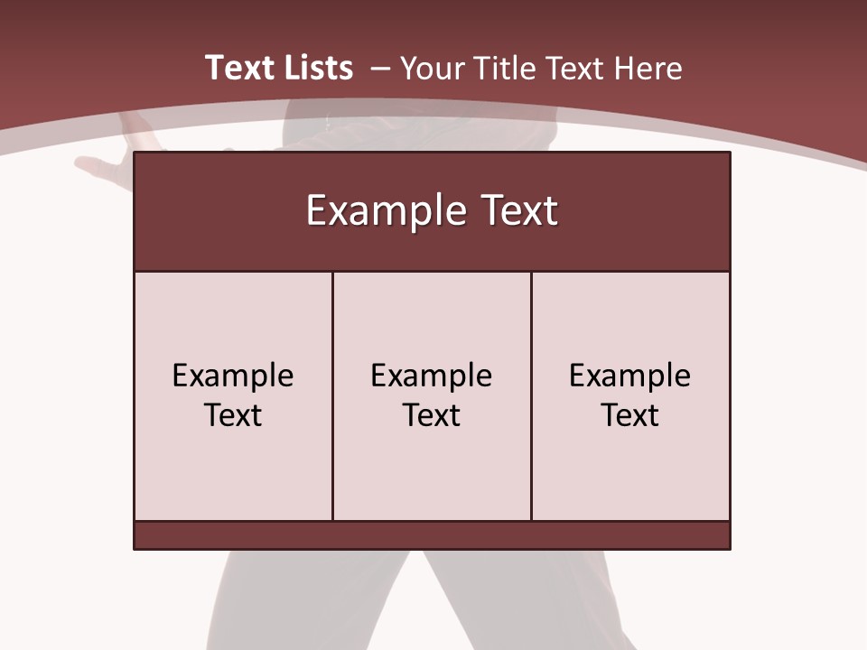 Exercise Brown Beauty PowerPoint Template