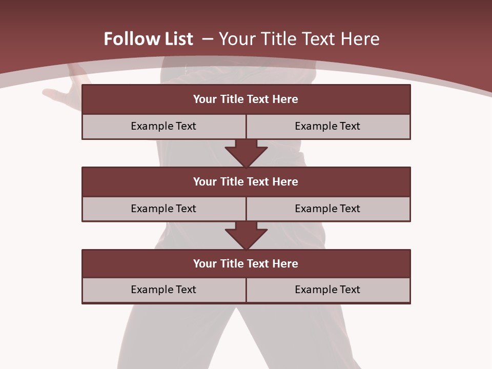 Exercise Brown Beauty PowerPoint Template