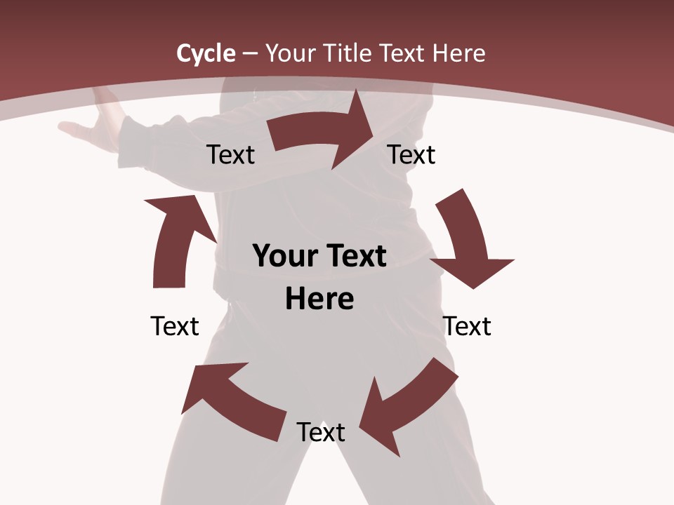 Exercise Brown Beauty PowerPoint Template