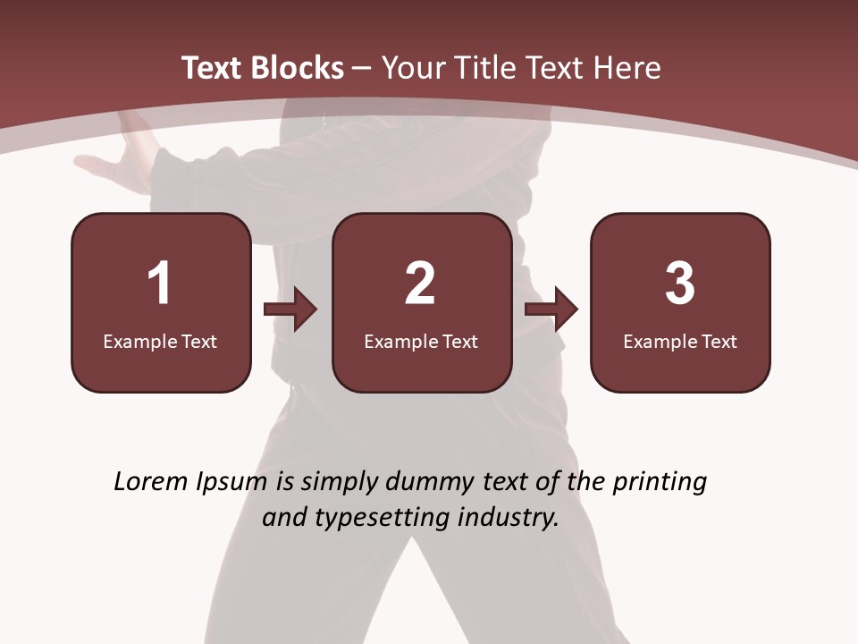 Exercise Brown Beauty PowerPoint Template