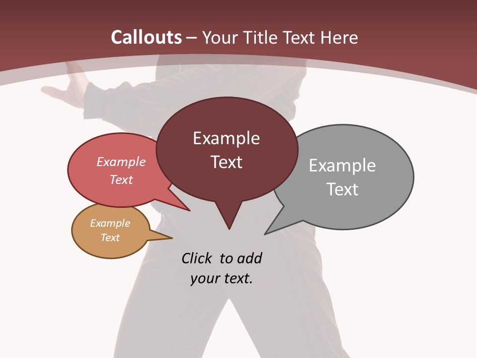 Exercise Brown Beauty PowerPoint Template