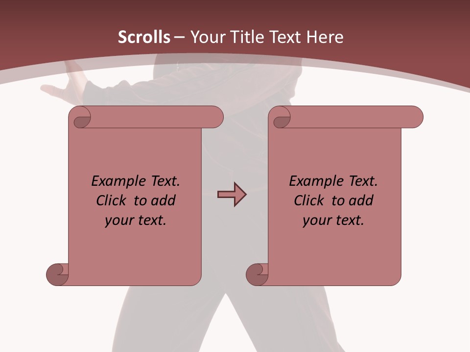 Exercise Brown Beauty PowerPoint Template