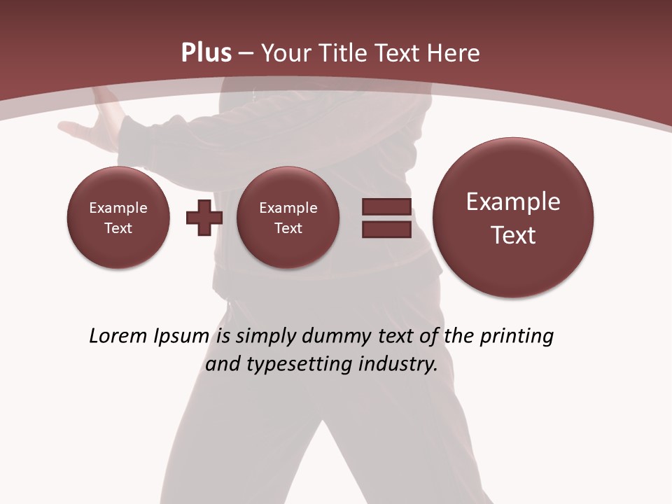 Exercise Brown Beauty PowerPoint Template