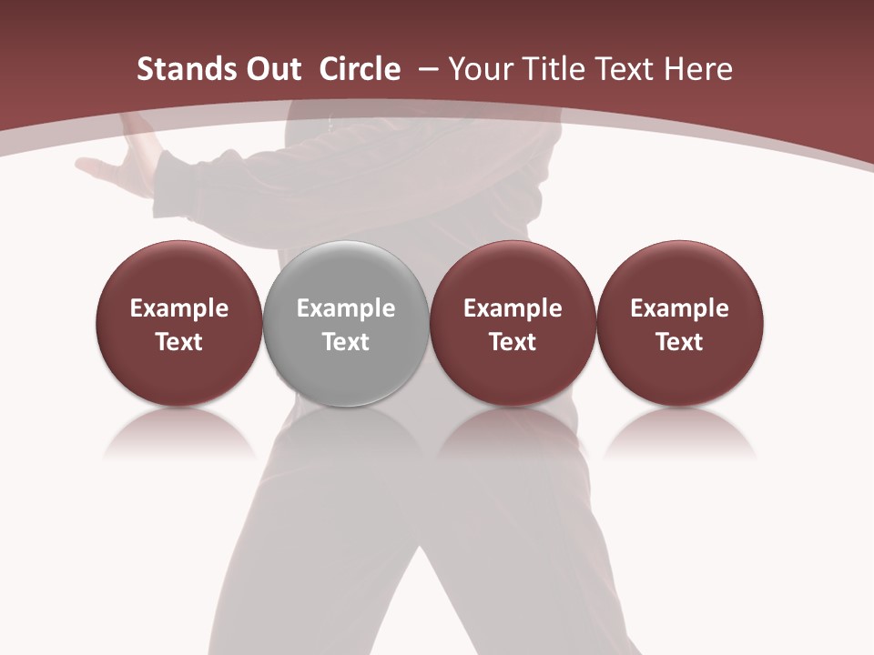 Exercise Brown Beauty PowerPoint Template