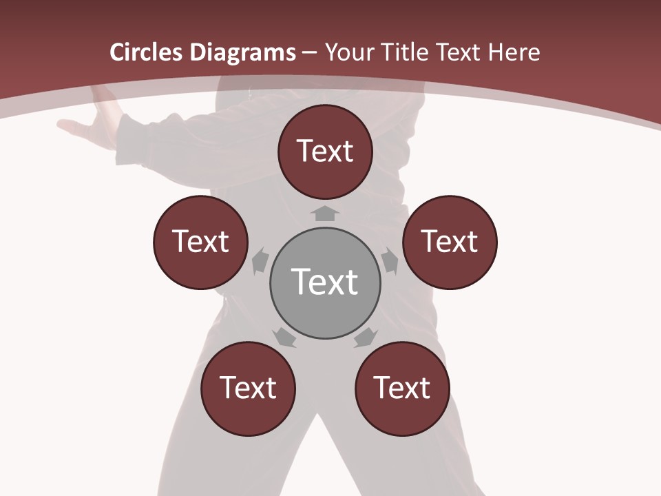 Exercise Brown Beauty PowerPoint Template