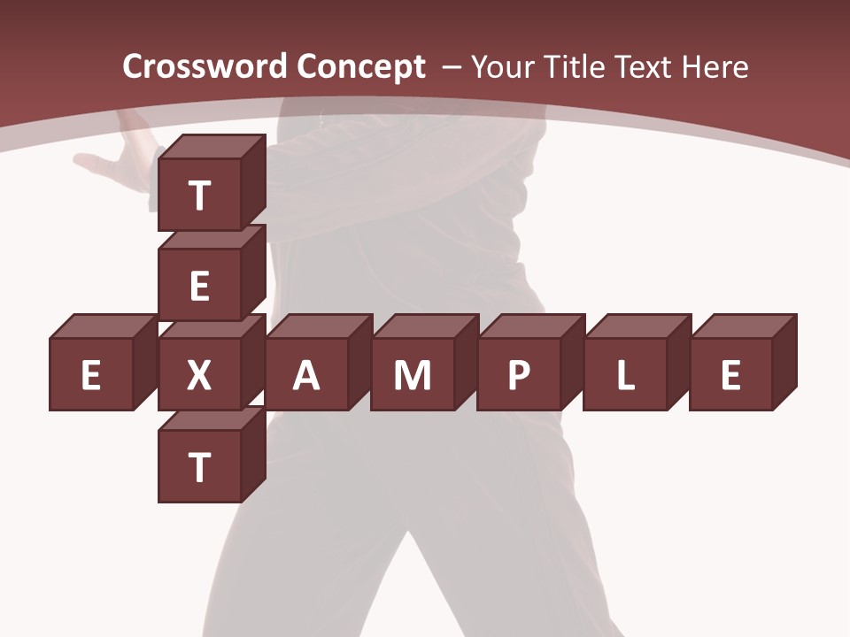 Exercise Brown Beauty PowerPoint Template