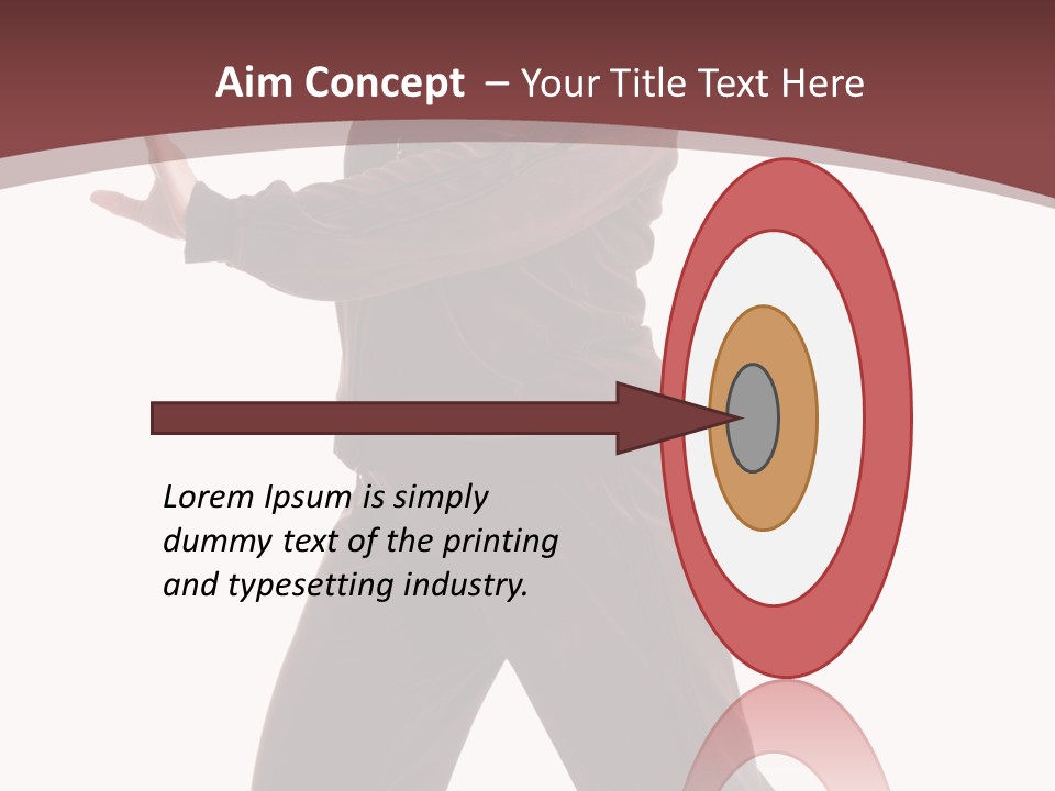 Exercise Brown Beauty PowerPoint Template