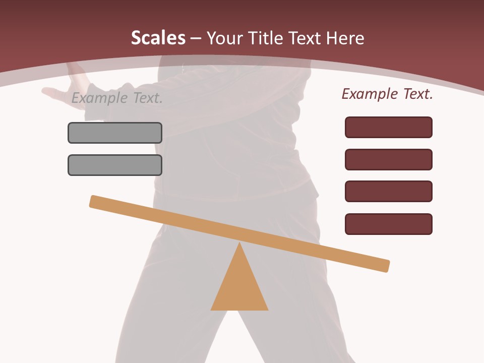 Exercise Brown Beauty PowerPoint Template
