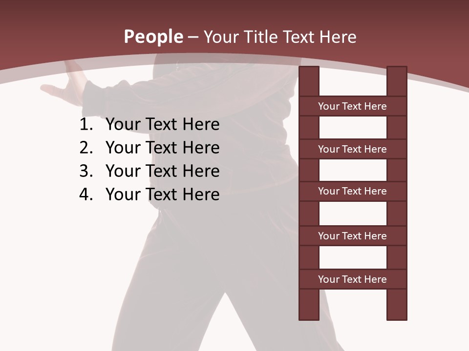 Exercise Brown Beauty PowerPoint Template