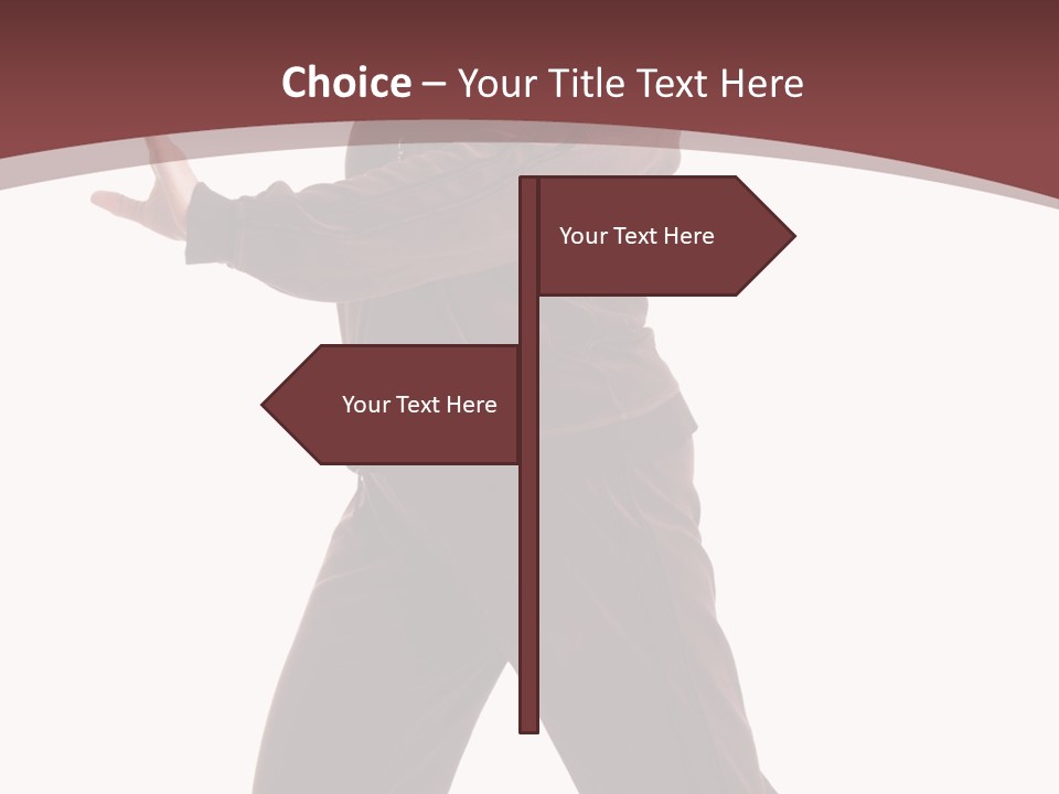 Exercise Brown Beauty PowerPoint Template