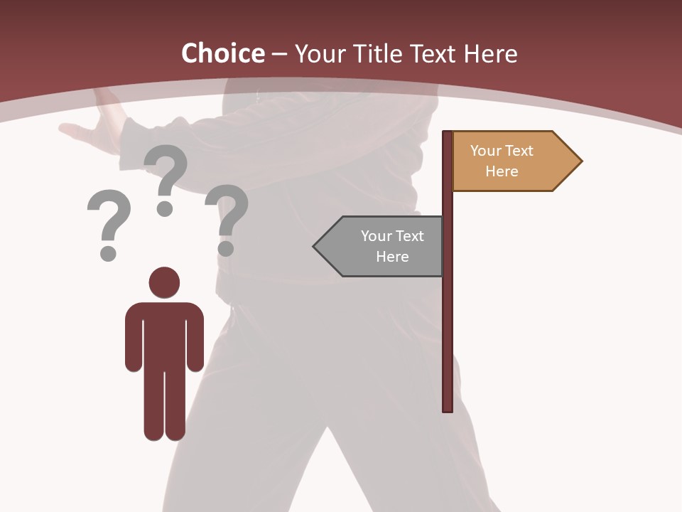 Exercise Brown Beauty PowerPoint Template