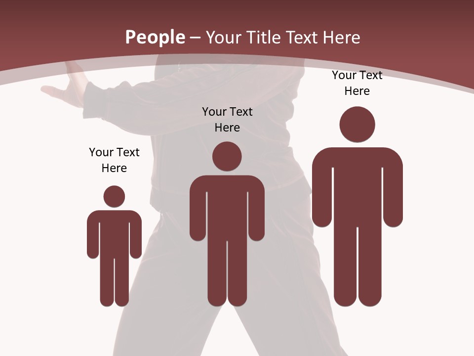 Exercise Brown Beauty PowerPoint Template