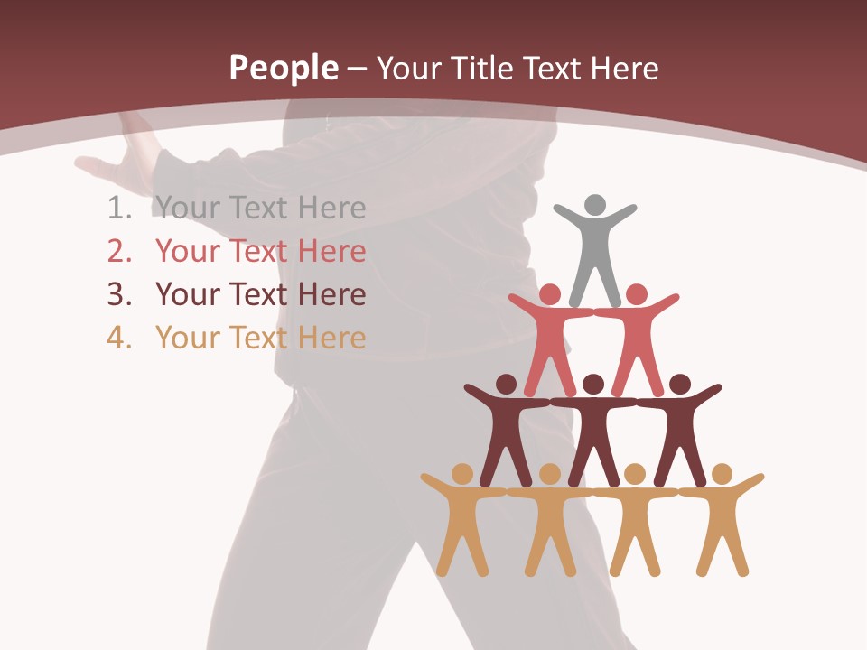 Exercise Brown Beauty PowerPoint Template