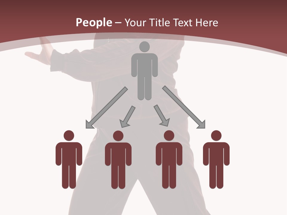 Exercise Brown Beauty PowerPoint Template