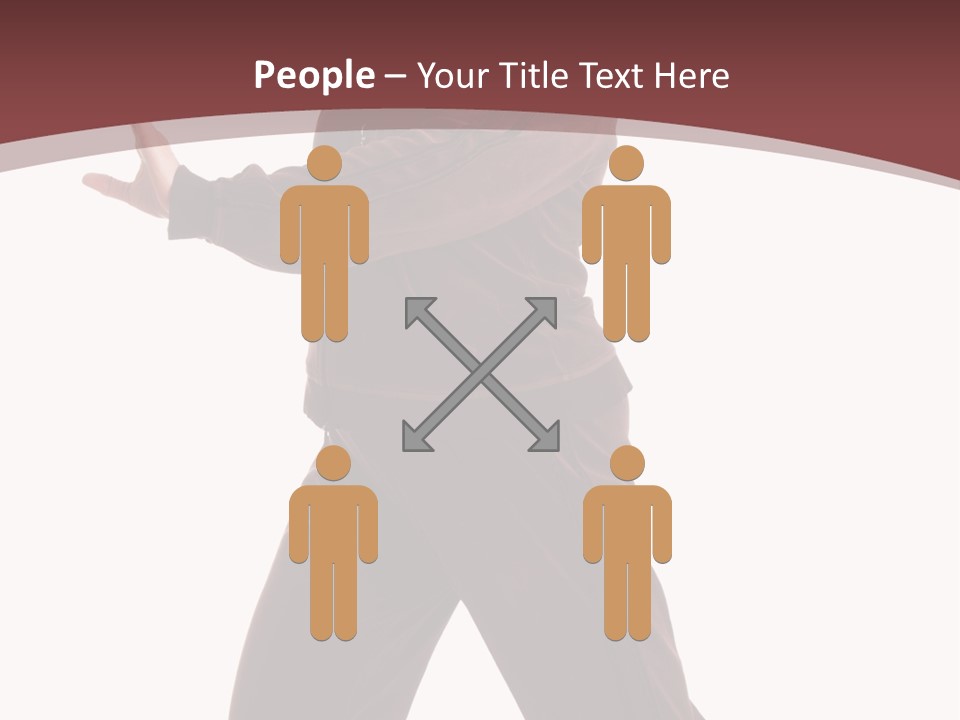 Exercise Brown Beauty PowerPoint Template