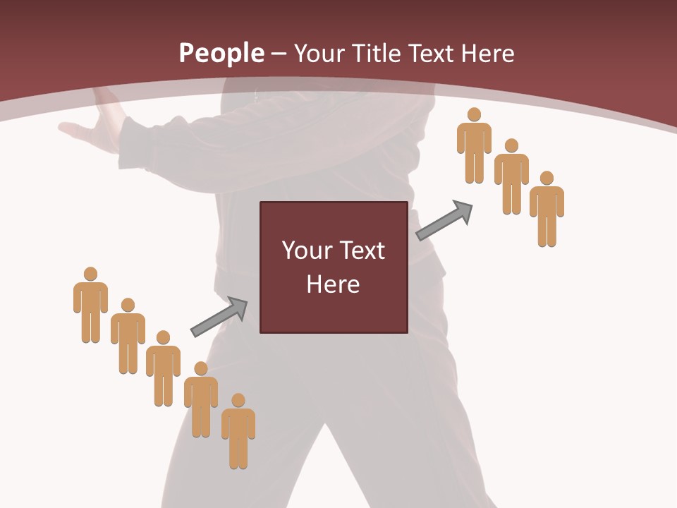 Exercise Brown Beauty PowerPoint Template