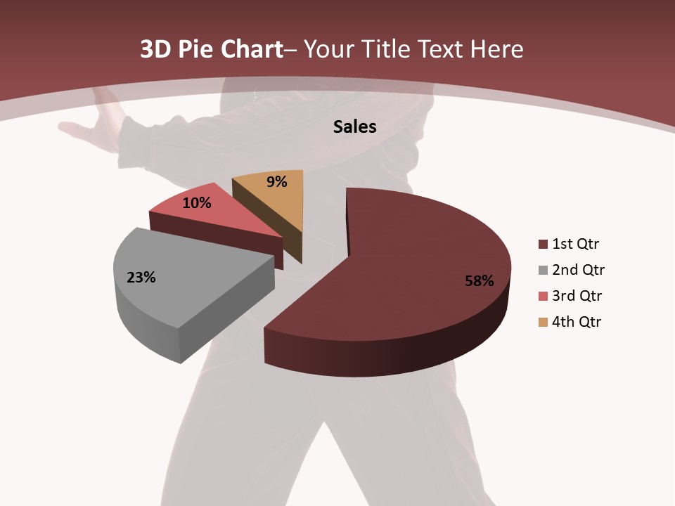 Exercise Brown Beauty PowerPoint Template